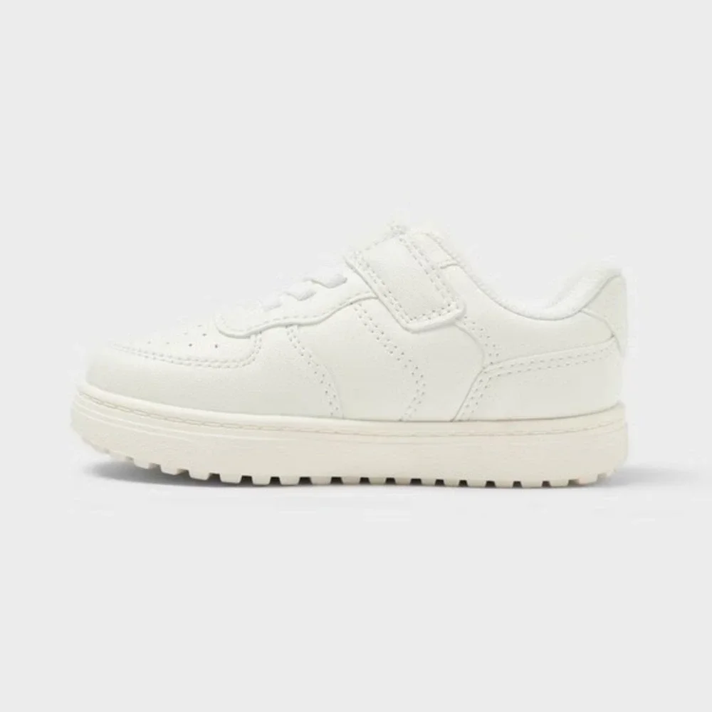 Baby Girl Sneakers by Cat & Jack Jaid Court White 5T New With‎ Tags